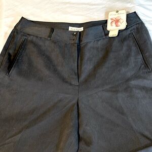 Tommy Bahama black silk dress pants, Size 14, flat front